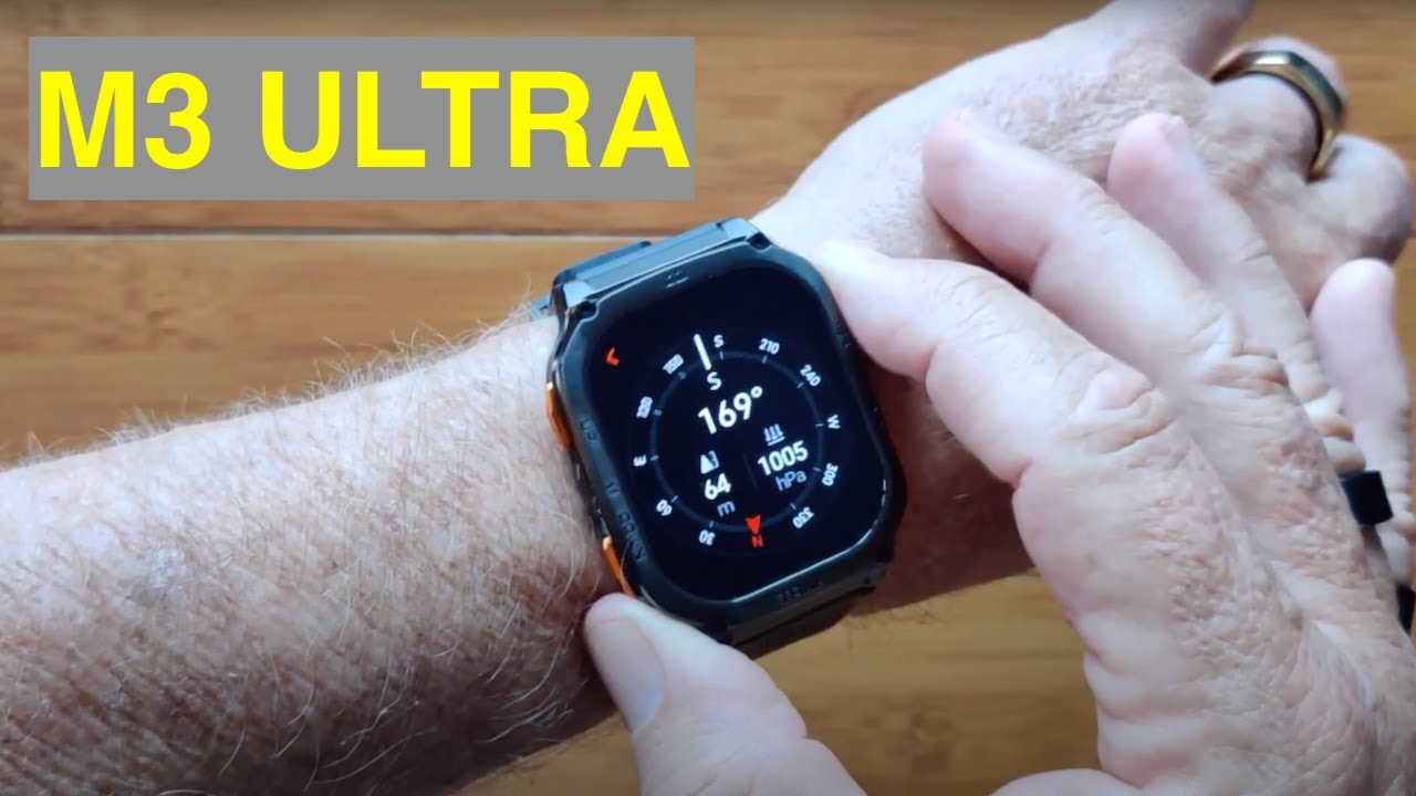 Kospet M3 ULTRA MIL-STD-810H AMOLED Always-On Ruggedized Smartwatch: Unboxing & 1st Look