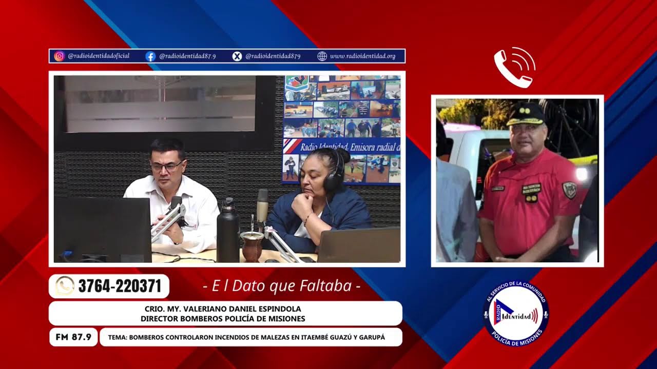 CRIO. MY. VALERIANO DANIEL ESPINDOLA-DIRECTOR BOMBEROS POLICÍA DE MISIONES