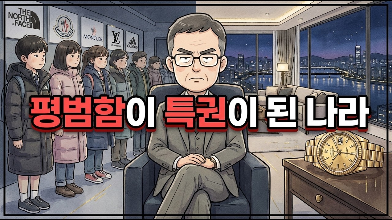대한민국 평범함의 몰락 | 씁쓸한 계급사회 — 노스페이스 등급부터 한강뷰까지