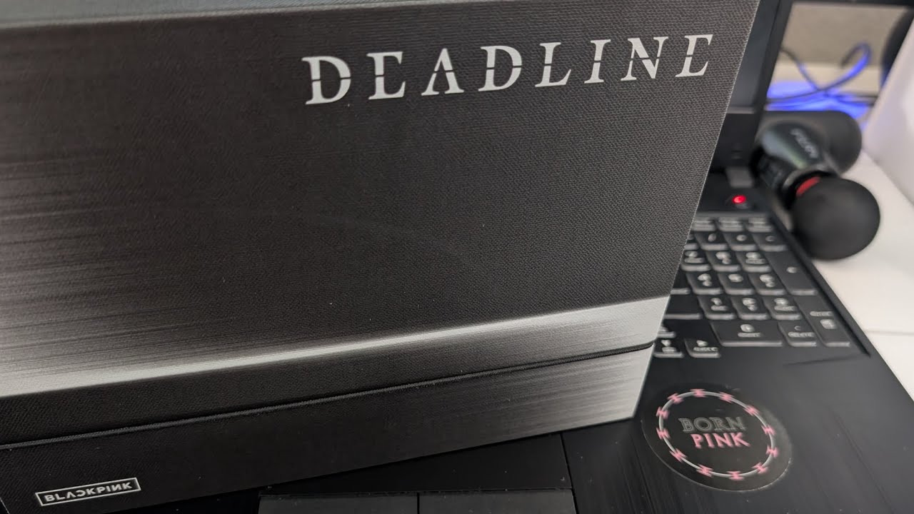 Blackpink -the 3rd mini album - DEADLINE - gray version unboxing 