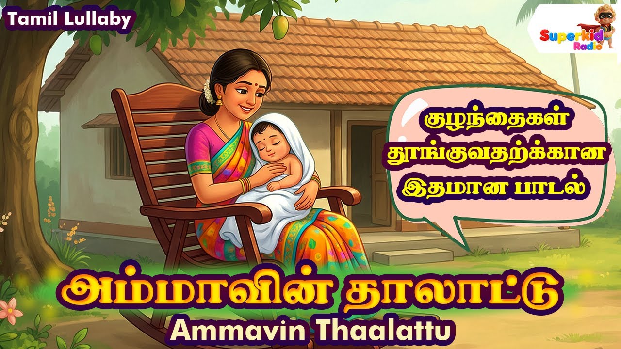 Soothing Lullaby | Ammavin Thaalattu | அம்மாவின் தாலாட்டு | Baby Sleep Song | Tamil Lullaby |