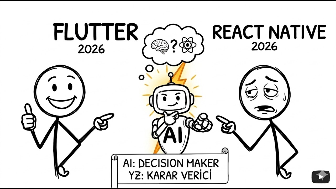 Flutter vs React Native: Yapay Zeka Çağında Hangisi Hayatta Kalır?