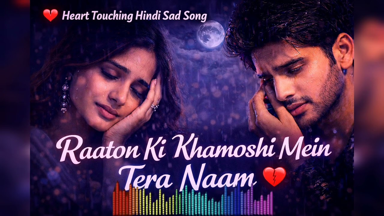 Raaton Ki Khamoshi Mein Tera Naam 💔 | Heart Touching Hindi Sad Song | Emotional Love Song 90s Feel