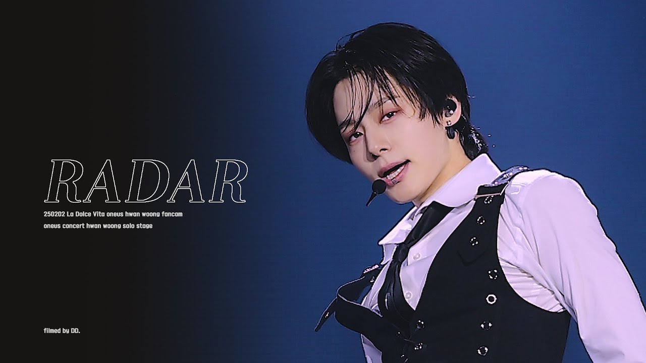 [4K] 250202 La Dolce Vita Final solo stage 'RADAR' 원어스 환웅 직캠 / ONEUS HWAN WOONG focus
