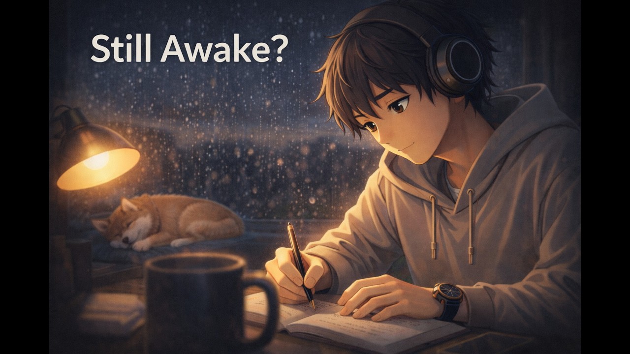 Instrumental Relaxing Music Vol.01 | 3 Hours Lofi Beats to Study & Relax 🌙 | NightDesk Lofi