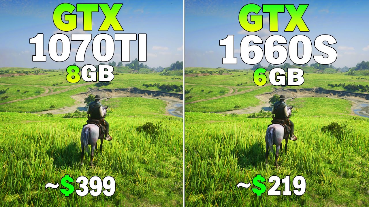 GTX 1070 Tİ vs GTX 1660 Super - Test in 12 Games