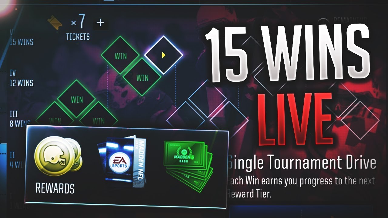 MADDEN MOBILE 18 TOURNAMENT LIVE STREAM! 101 Marshal Faulk Gameplay!