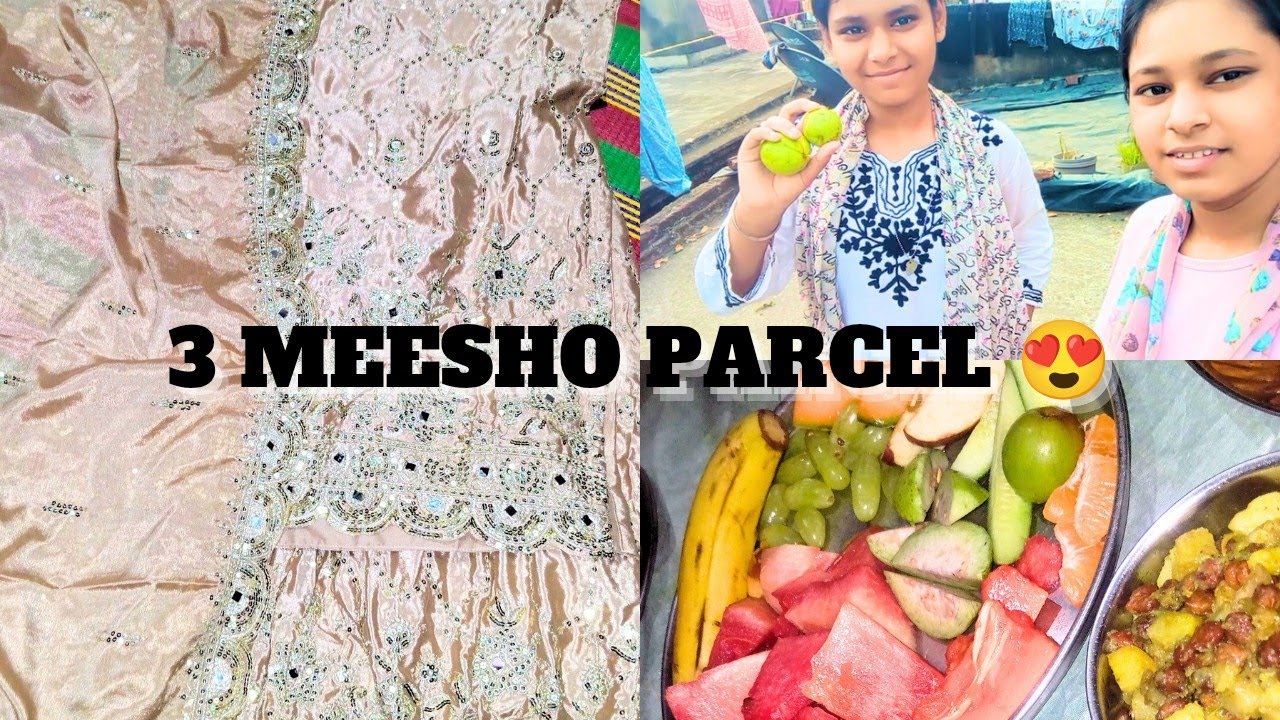 Roza Day 20 🌙 | Meesho 3 Parcels Unboxing