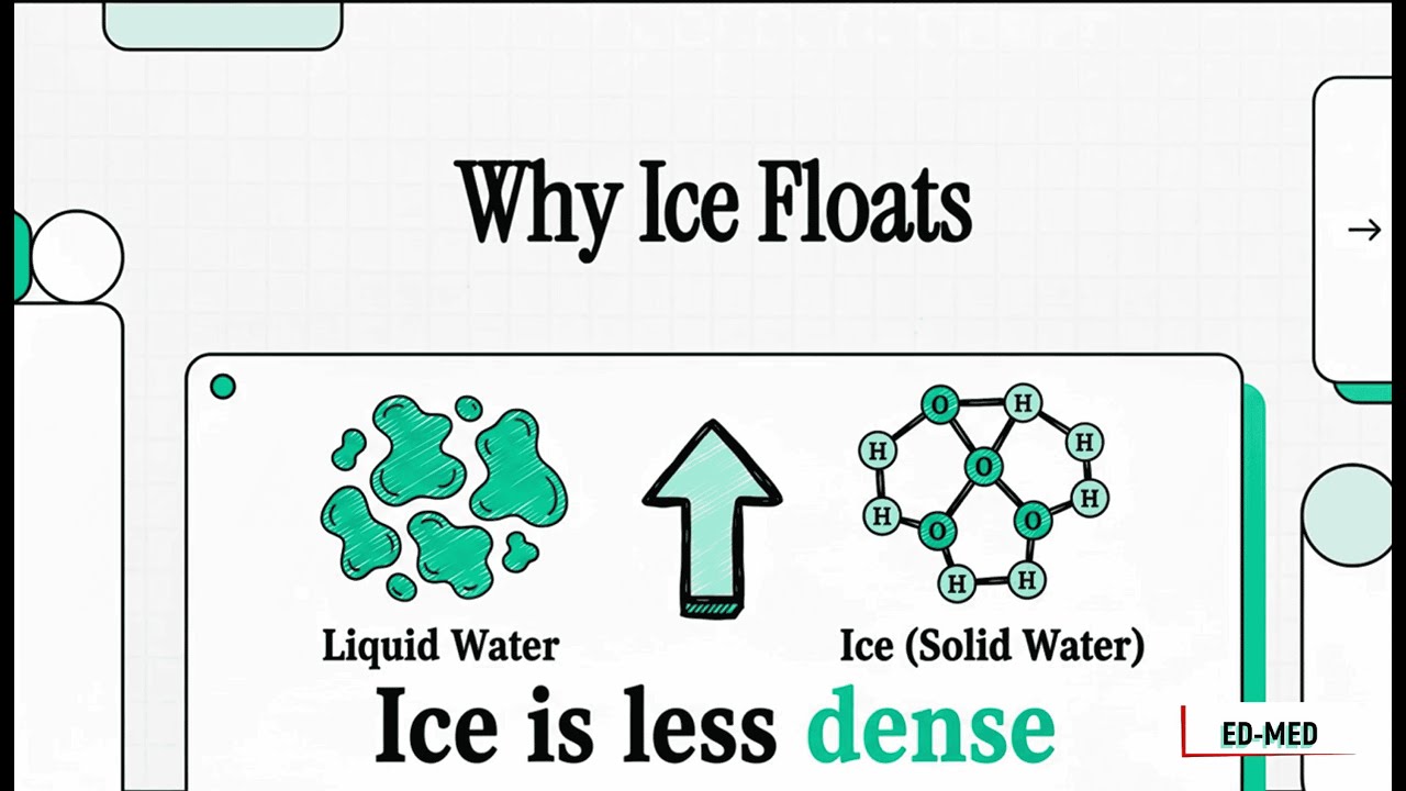 Why Ice Floats on Water – The Science of Hydrogen Bonding Explained Simply