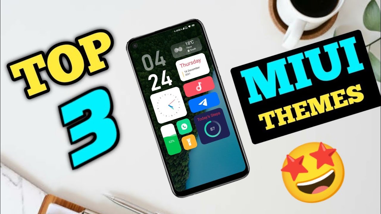 Top 3 MIUI 12 Themes | Premium Features | New Charging Animation | New Themes MIUI