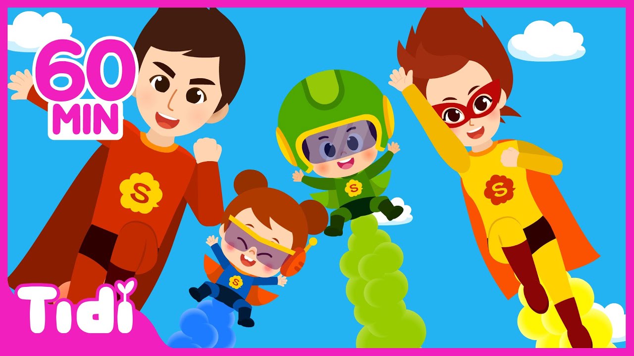 Super Fart Family +more 60M | Fun Laughing Song | Nursery Rhymes & Kids Songs
