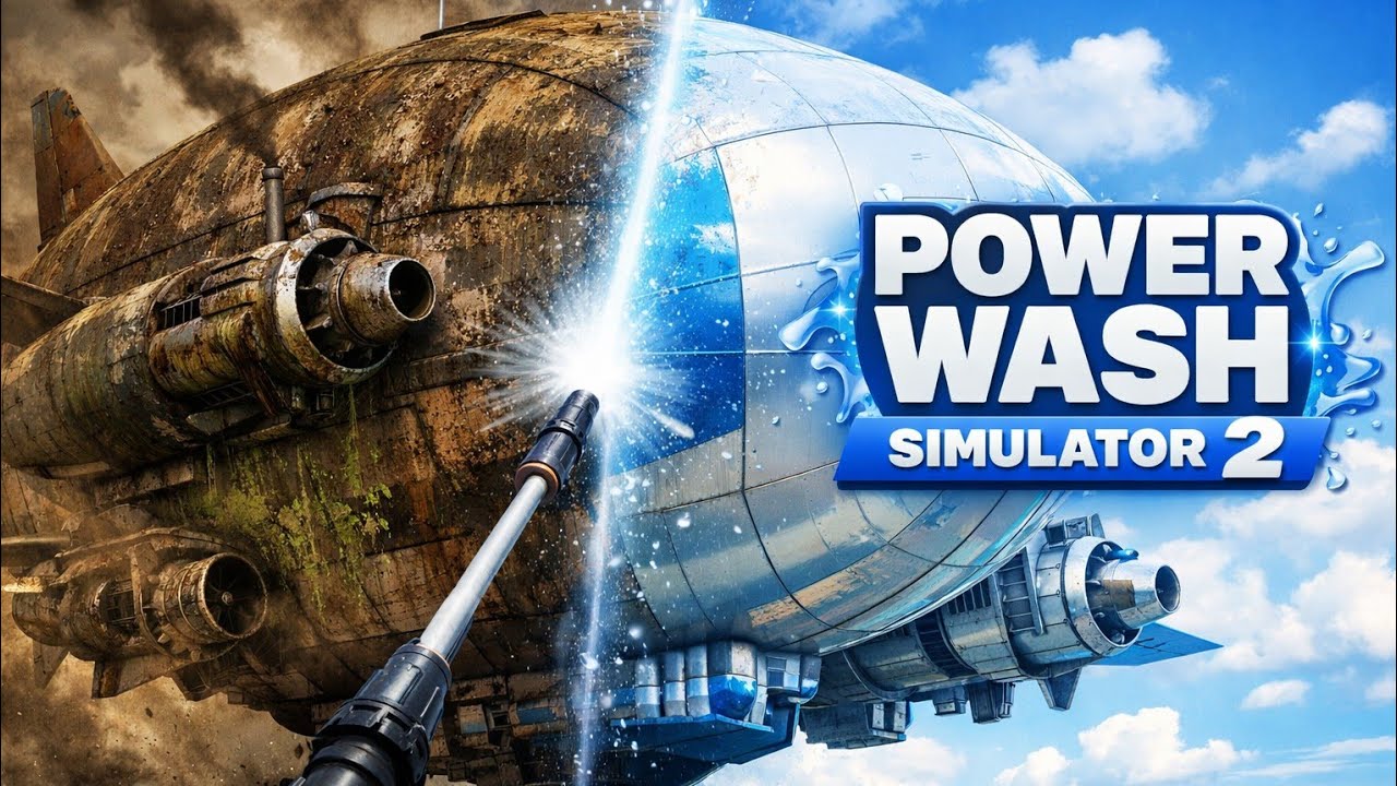 Cleaning a Giant Airship | PowerWash Simulator 2