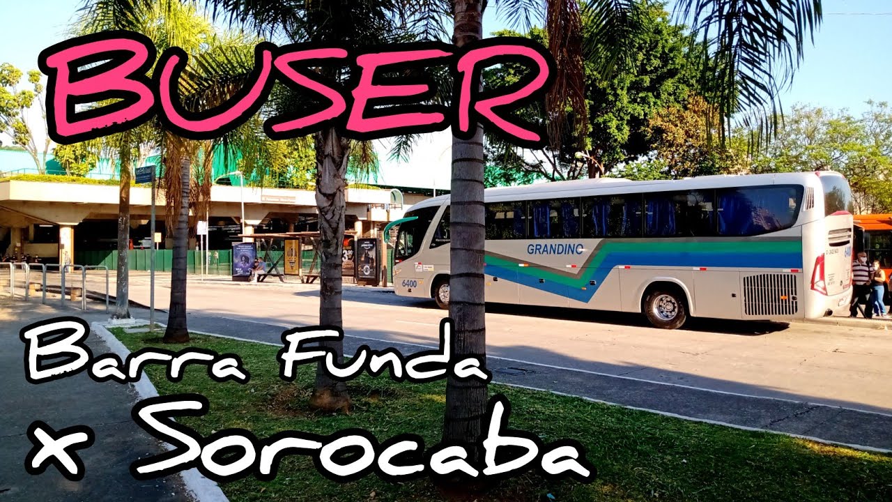 Terminal Barra Funda x Sorocaba com a BUSER.