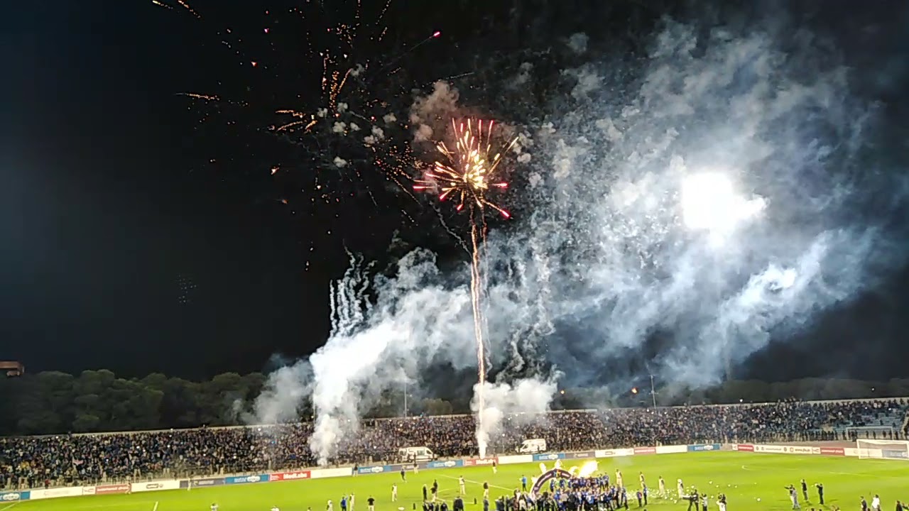 الرمثا بطل الدوري الاردني ٢٠٢١ فرحة التتويج 💙🇯🇴