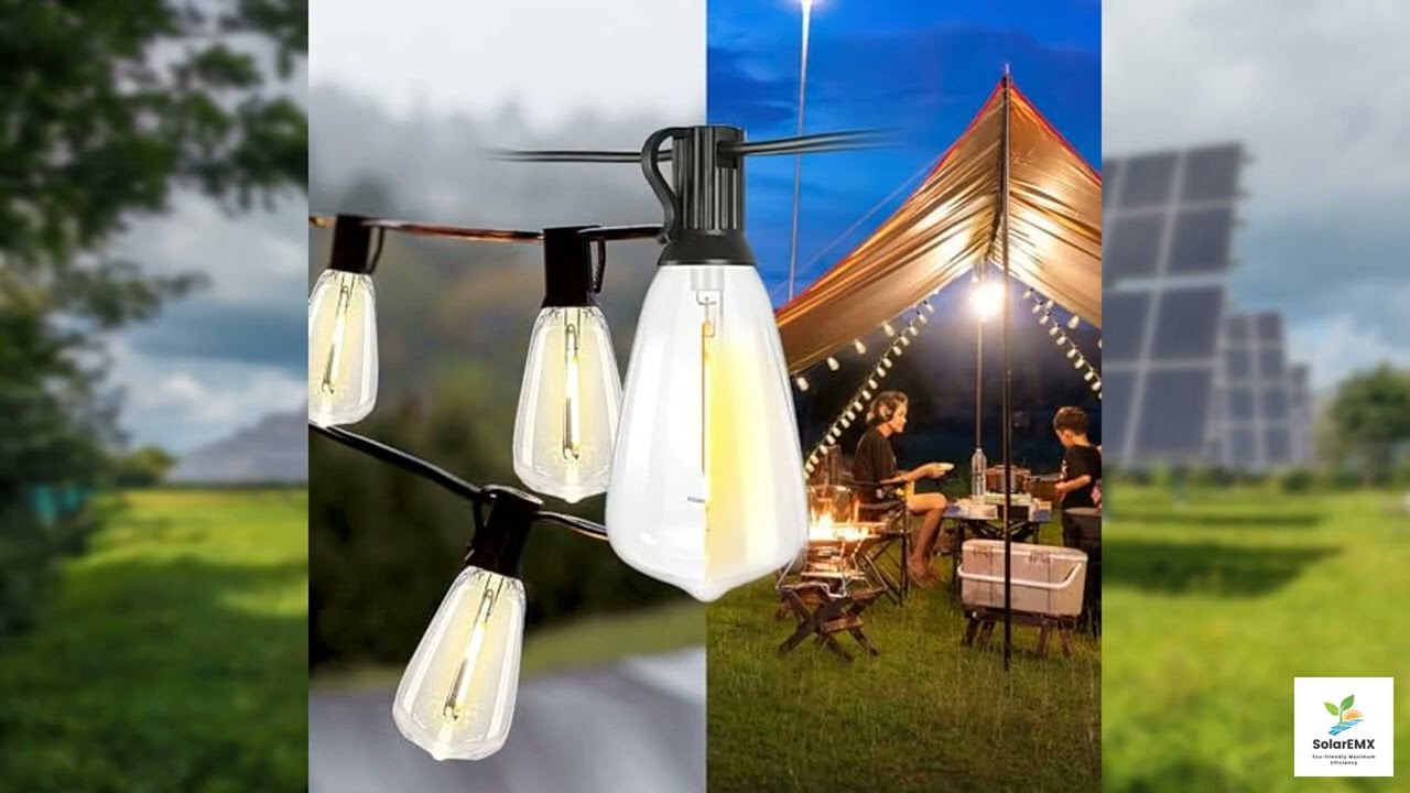Review - Bdrofn 100FT Solar String Lights Outdoor