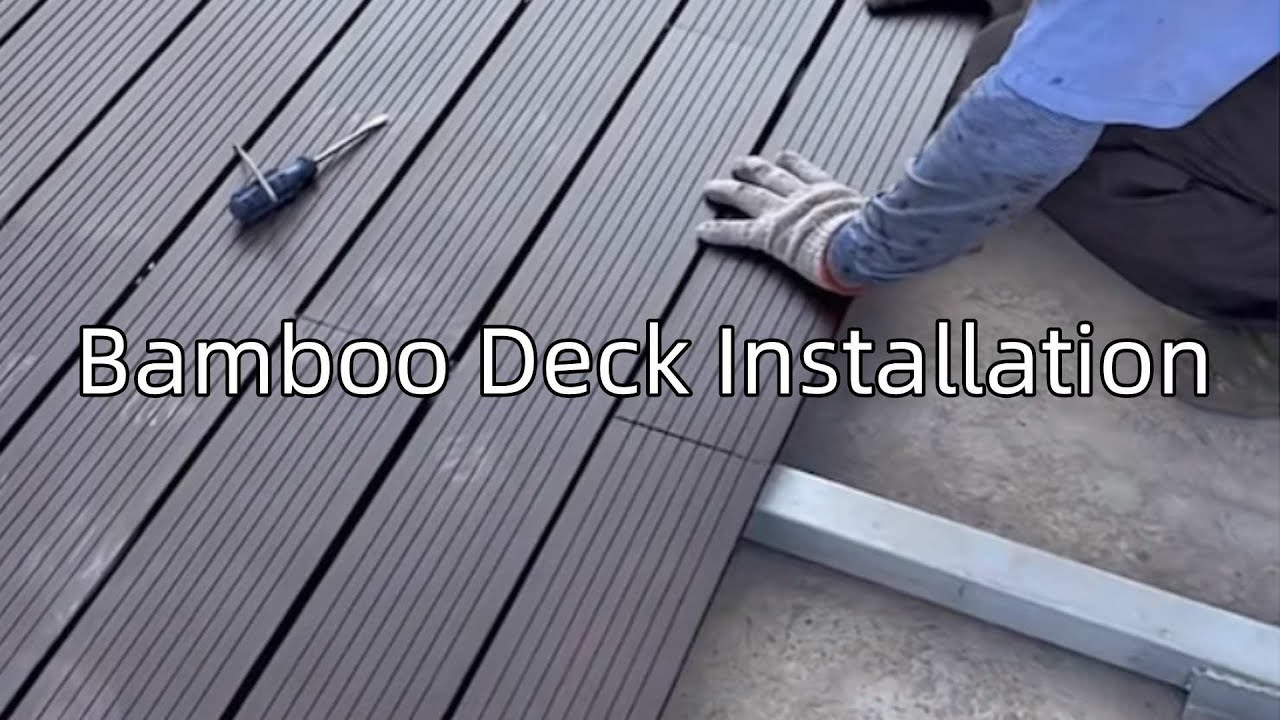 Bamboo Decking Installation