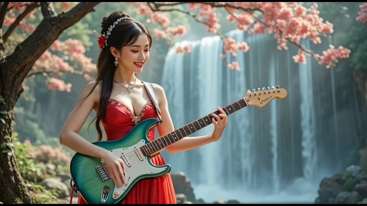 Next-Level Guitar Solo Played by an Asian Girl