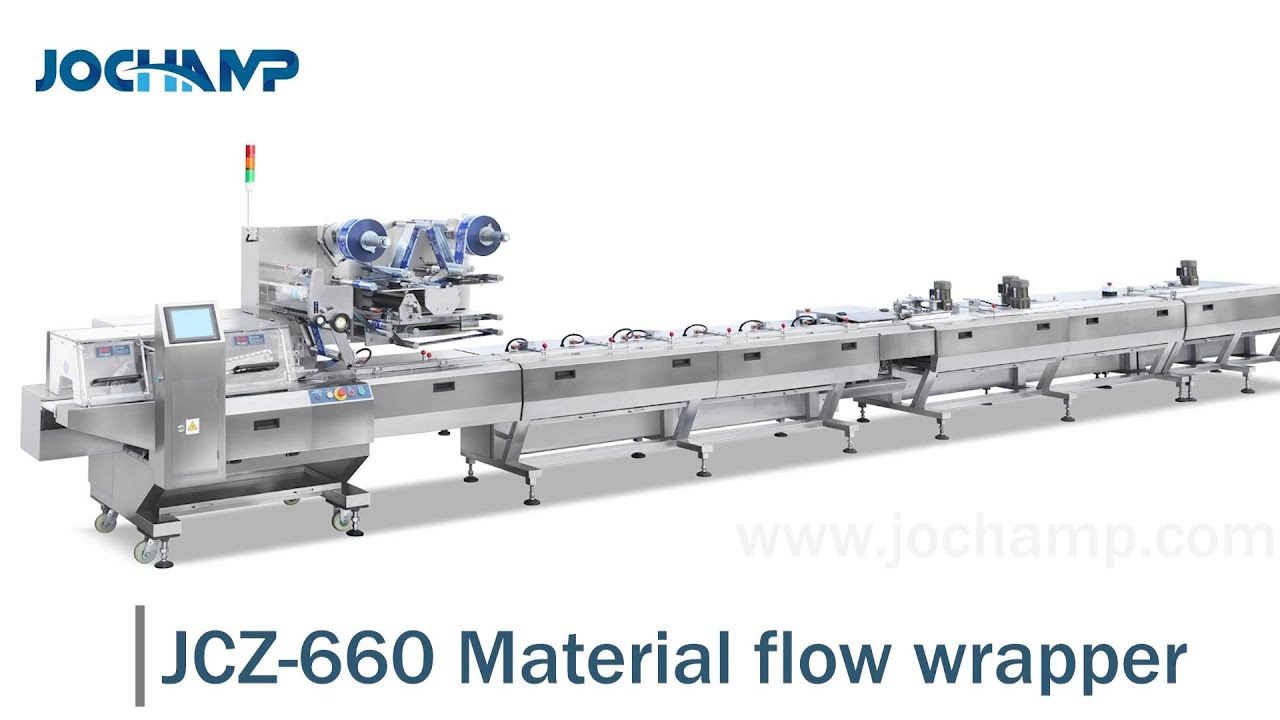 Automatic flow wrapping machine by Jochamp Machinery