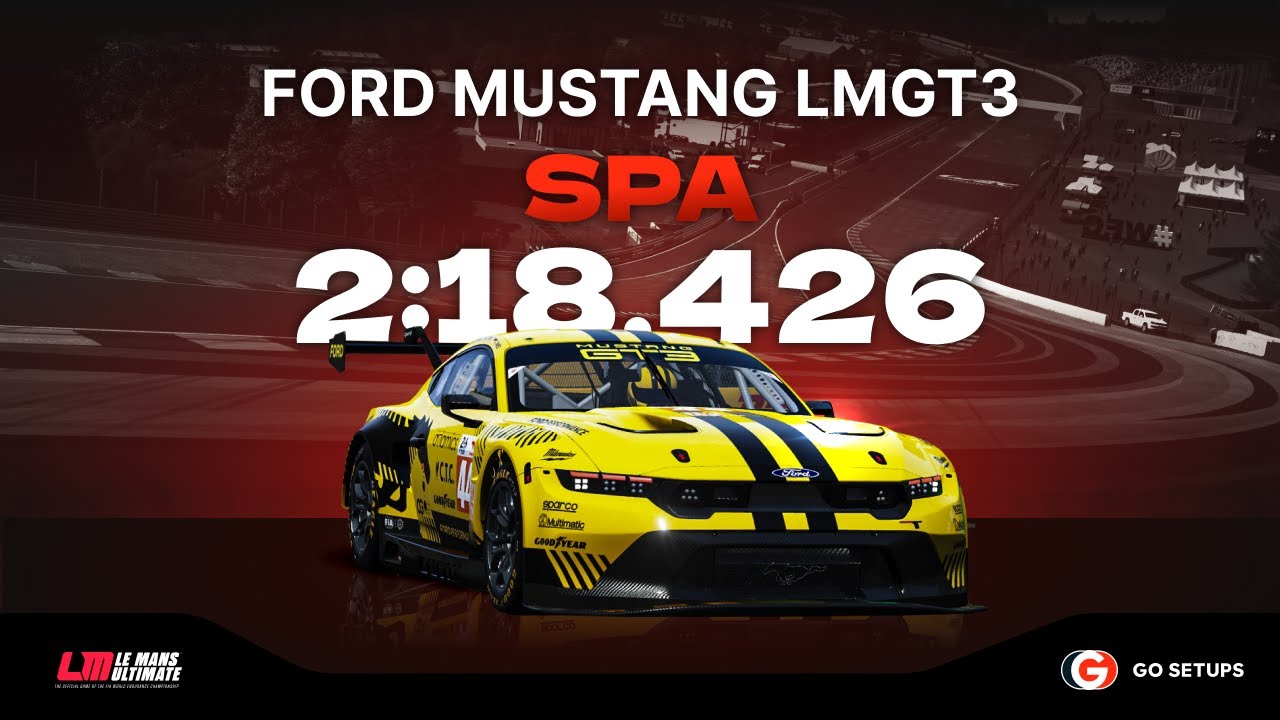 Le Mans Ultimate | Ford Mustang LMGT3 - Spa Francorchamps | V1.1 Hotlap