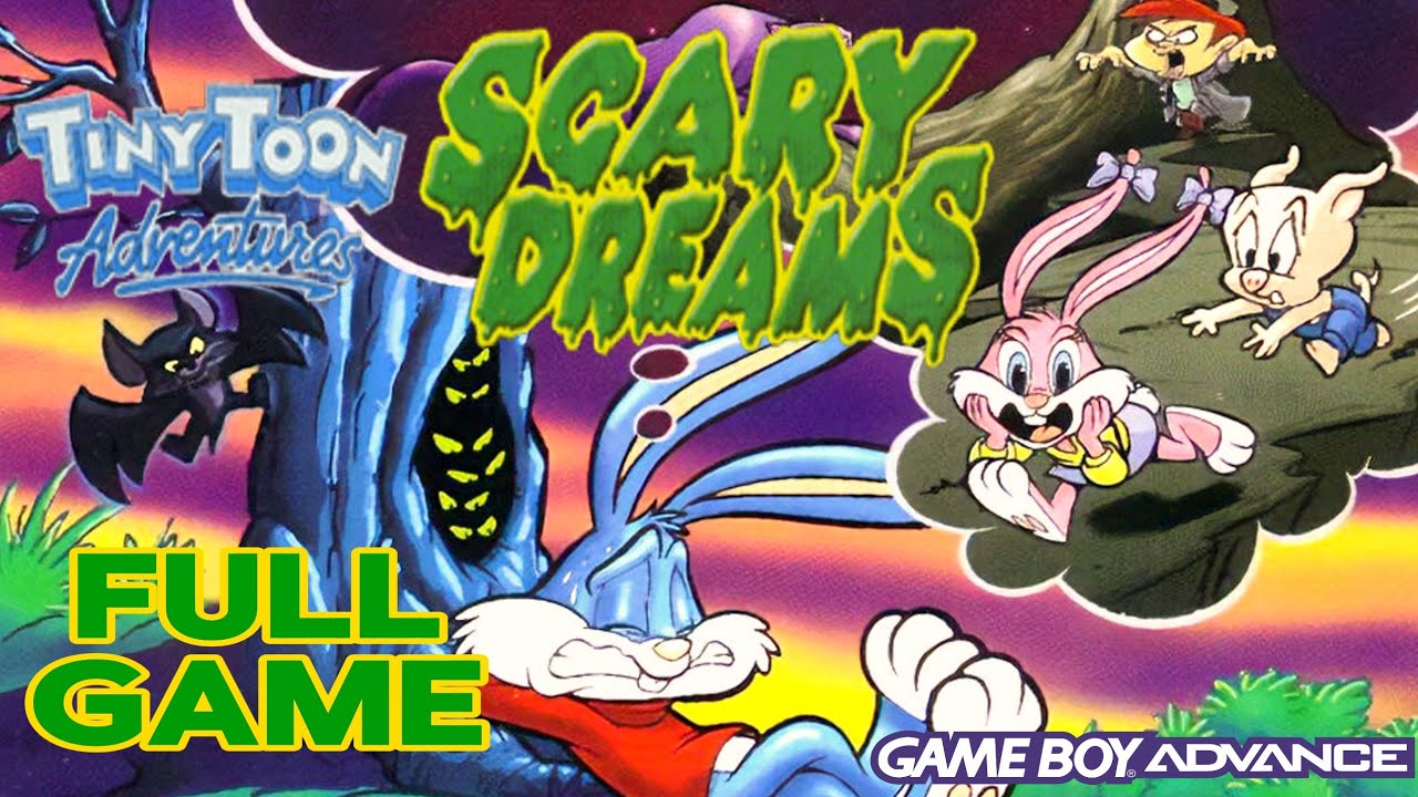 Tiny Toon Adventures: Scary Dreams (GBA) Full Game Longplay
