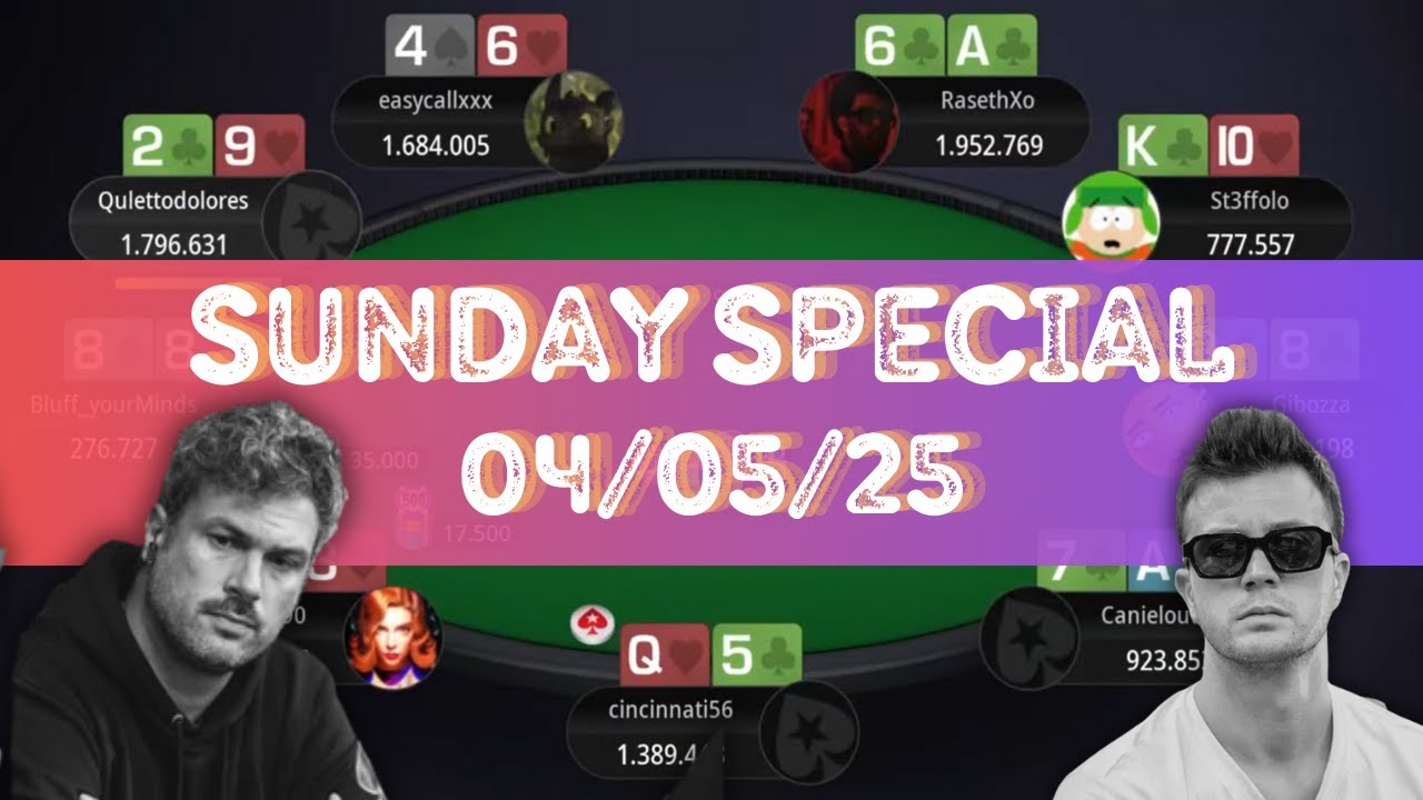 🇮🇹 &euro;100 Sunday Special 04/05/25 Bluff_yourMinds | dario6990 | easycallxxx - Final Table Replay