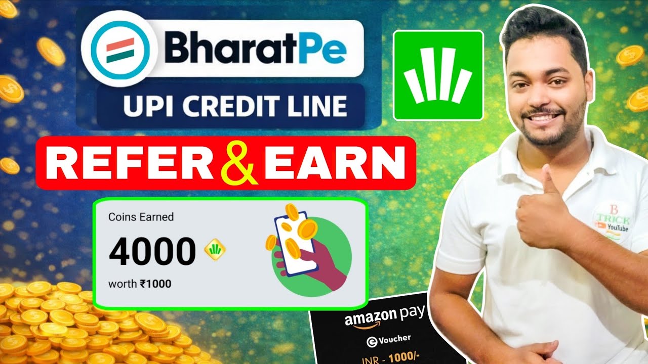 New UPI Credit Line Refer And Earn | 2000 Zillion Coin On Signup And 4000 Zillion Coin Per Refer 