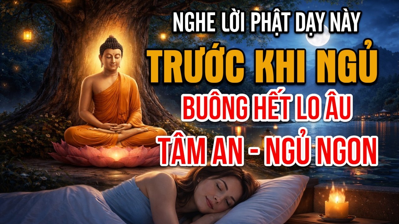Nghe Lời Phật Dạy Này Trước Khi Ngủ – Buông Hết Lo Âu, Tâm An Và Ngủ Ngon Cả Đêm