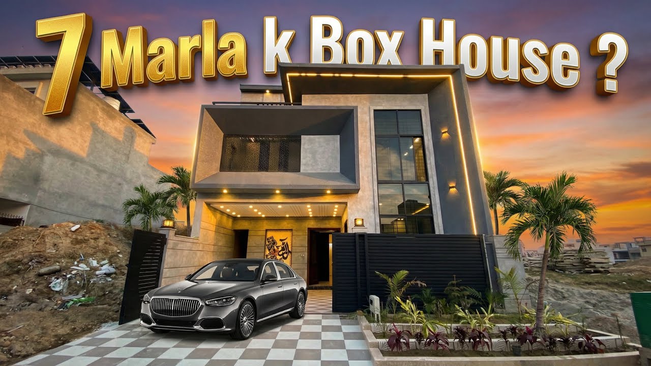 7 Marla Stylish Box House with Premium Look #houseforsale #islamabadrealestate #b17islamabad 