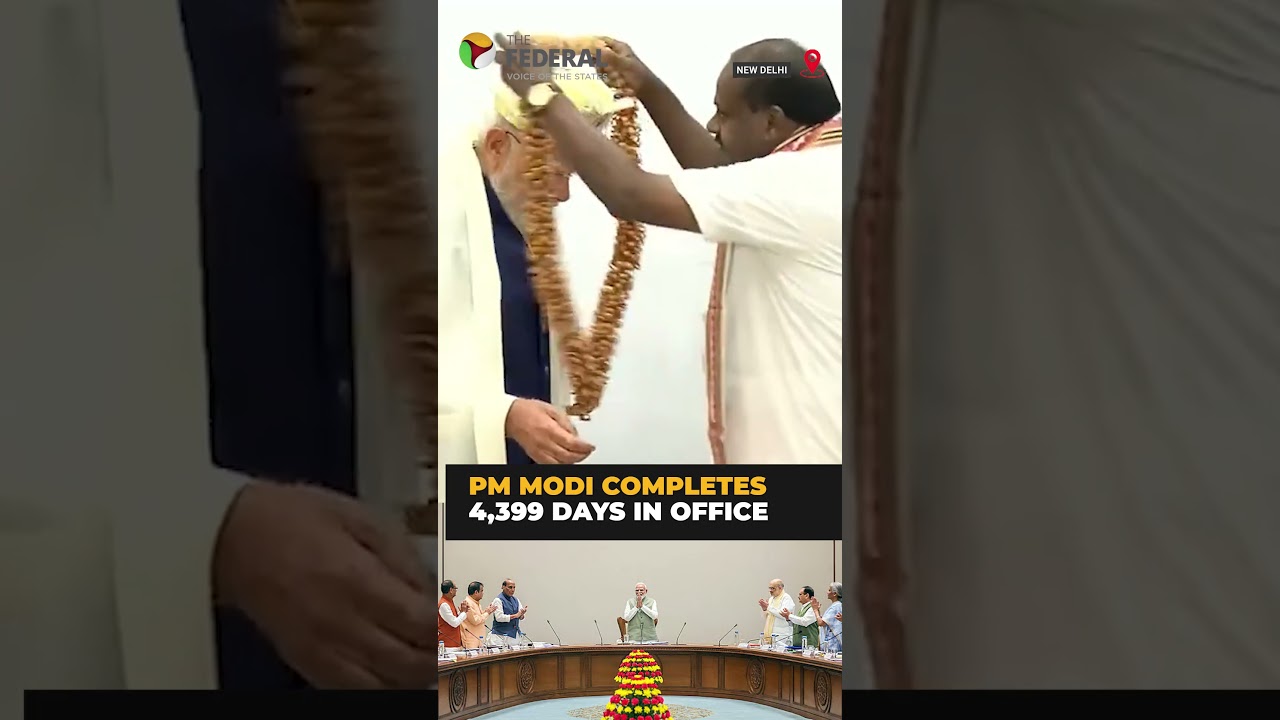 PM Modi completes 4,399 days in office; NDA leaders congratulate him | #shorts
