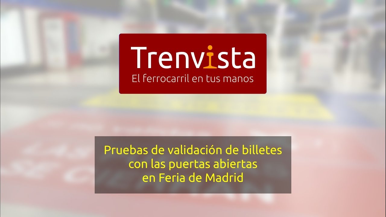 Prueba de validaci&oacute;n de billetes con las puertas abiertas en el metro de Madrid