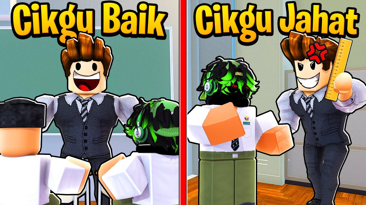 Drama Cikgu Baik VS Cikgu Jahat!!! (Roblox Malaysia)
