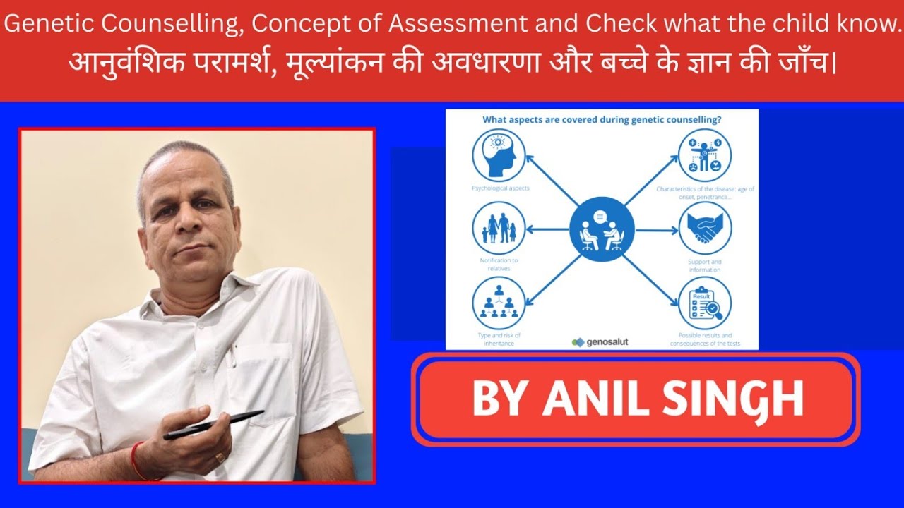 Genetic Counselling, Concept of Assessment and Check what the child know.