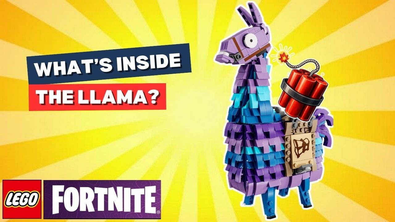 What's Inside LEGO Fortnite Supply Llama? | 77071 Speed Build & Review