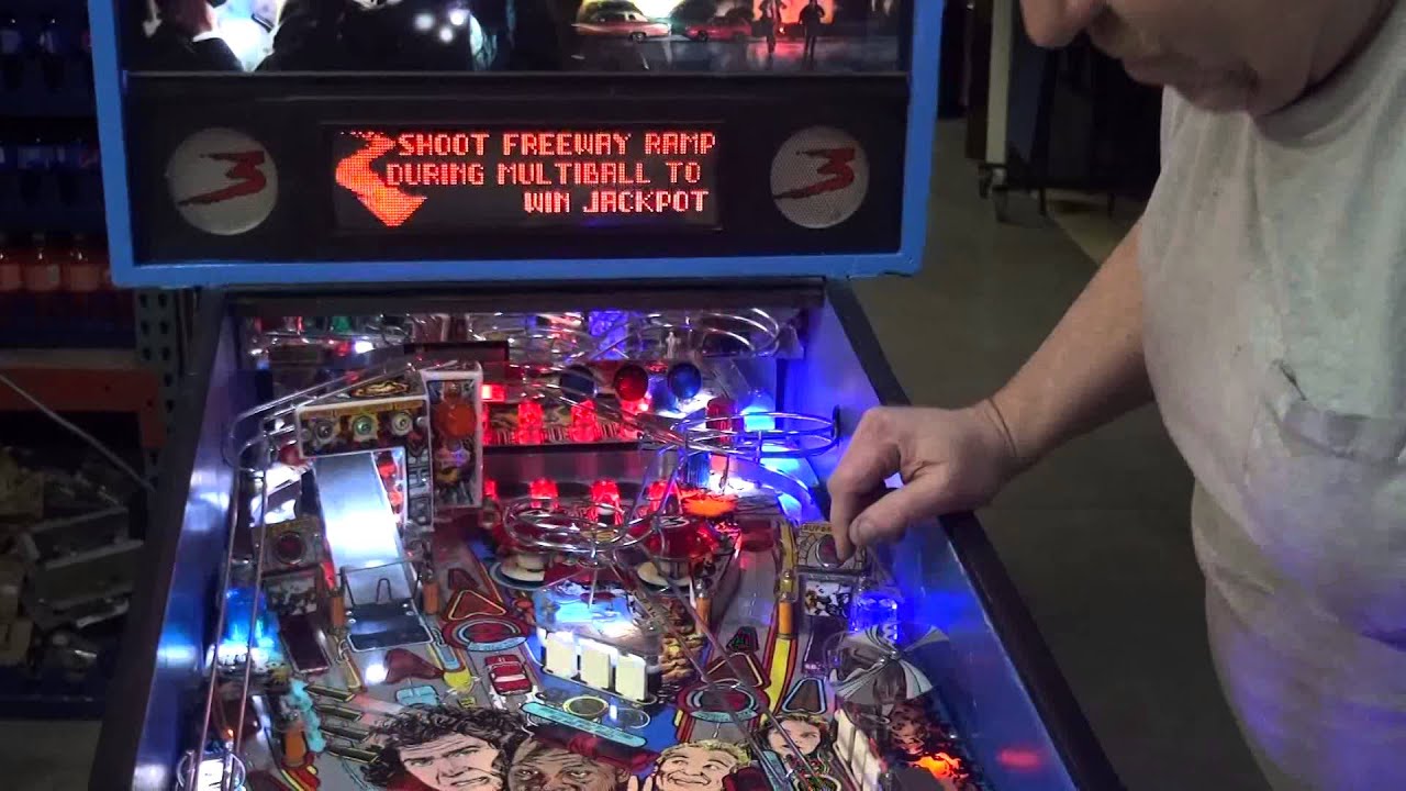 #560 Data East LETHAL WEAPON 3 Pinball Machine - New Top Siren - TNT Amusements