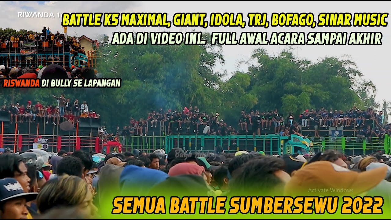 NGERI..!! Battle Akbar Terbesar Soundsystem Jatim Hanya Di Takbir Sumbersewu 2022
