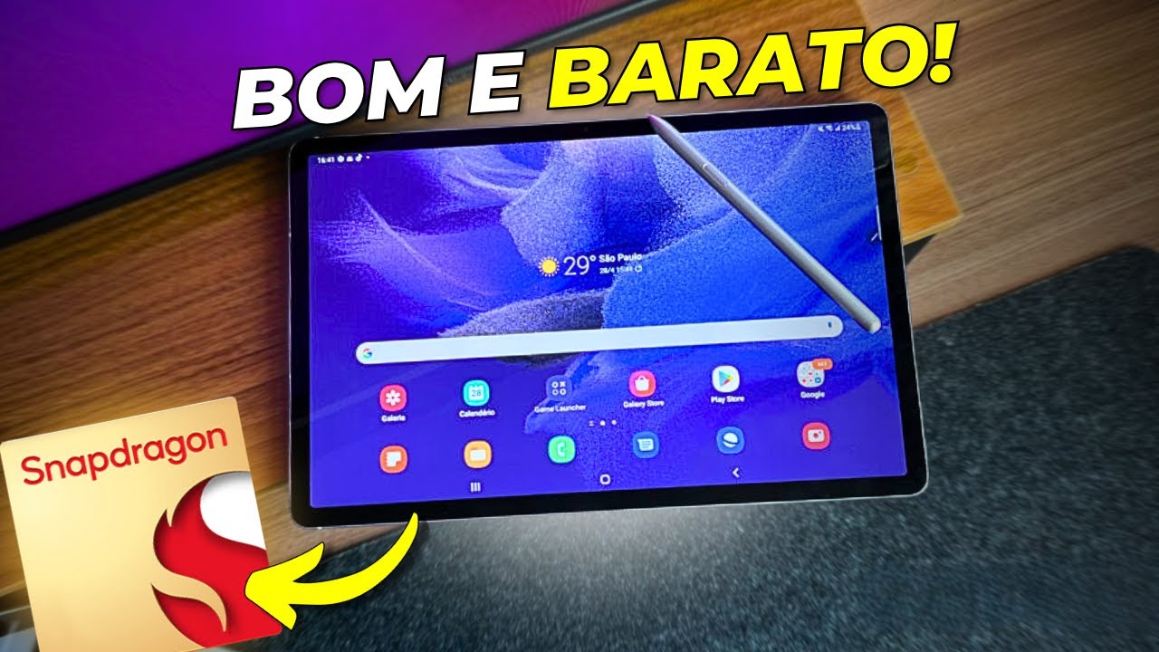 TOP 7 MELHORES Tablets BOM e BARATO em 2025 com CANETINHA!!! (ESTUDAR/ TRABALHAR e JOGAR)
