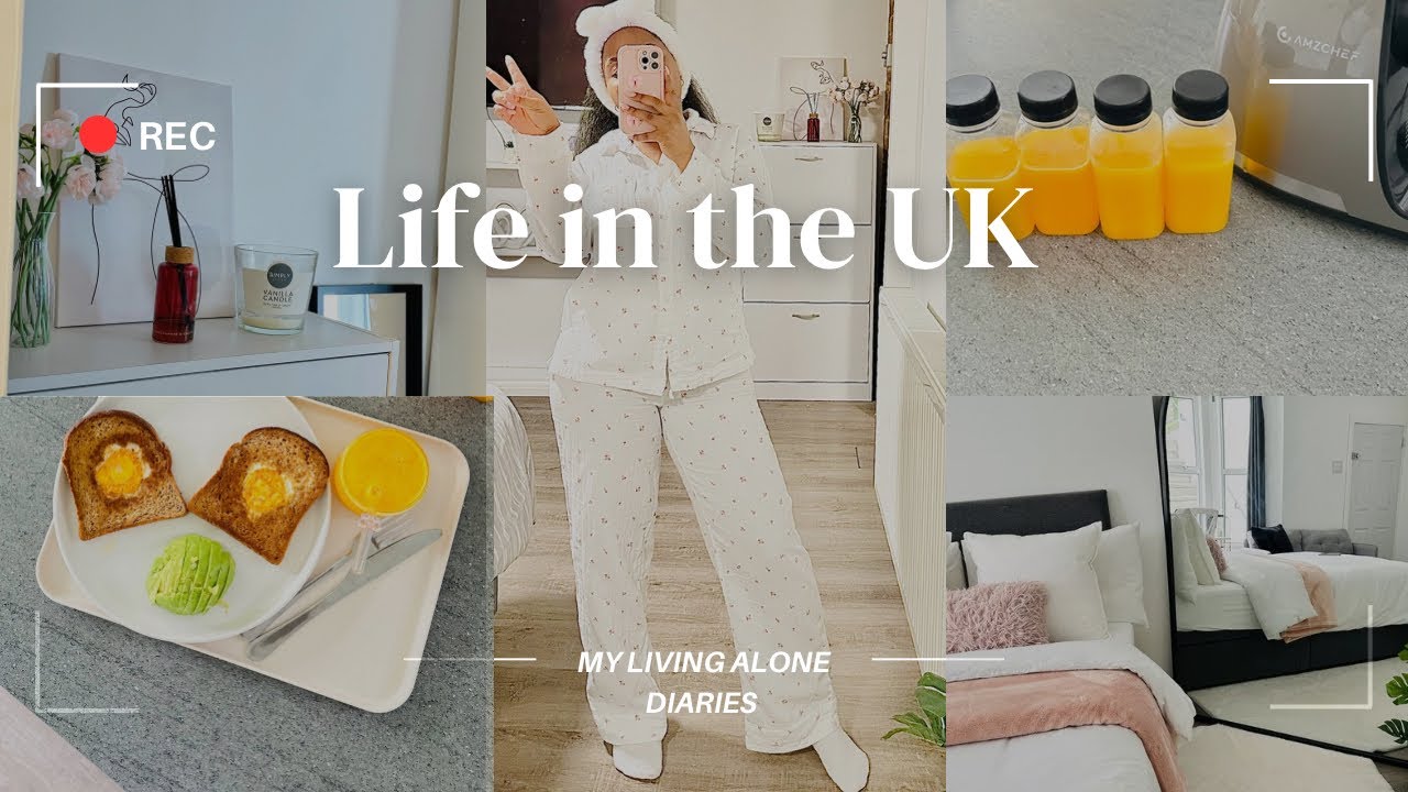 Days in my life in the UK | Living alone diaries | cooking | life of an introvert