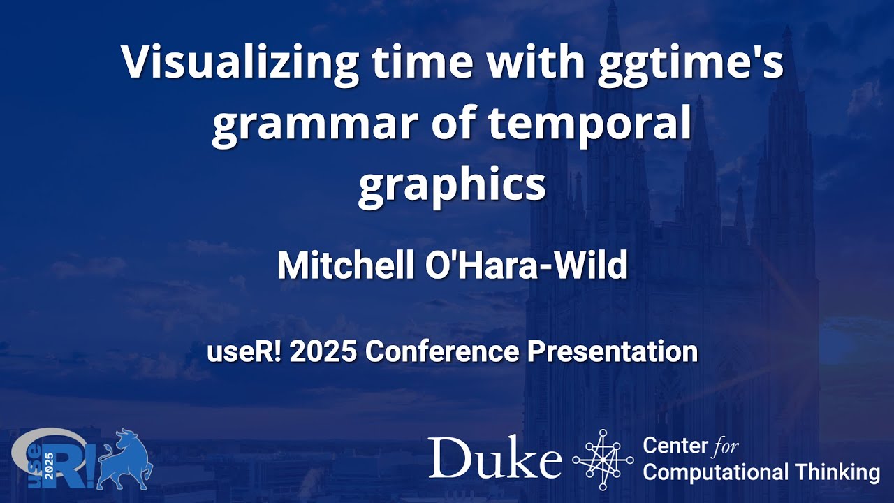 Visualizing time with ggtime’s grammar of temporal graphics - Mitchell O'Hara Wild