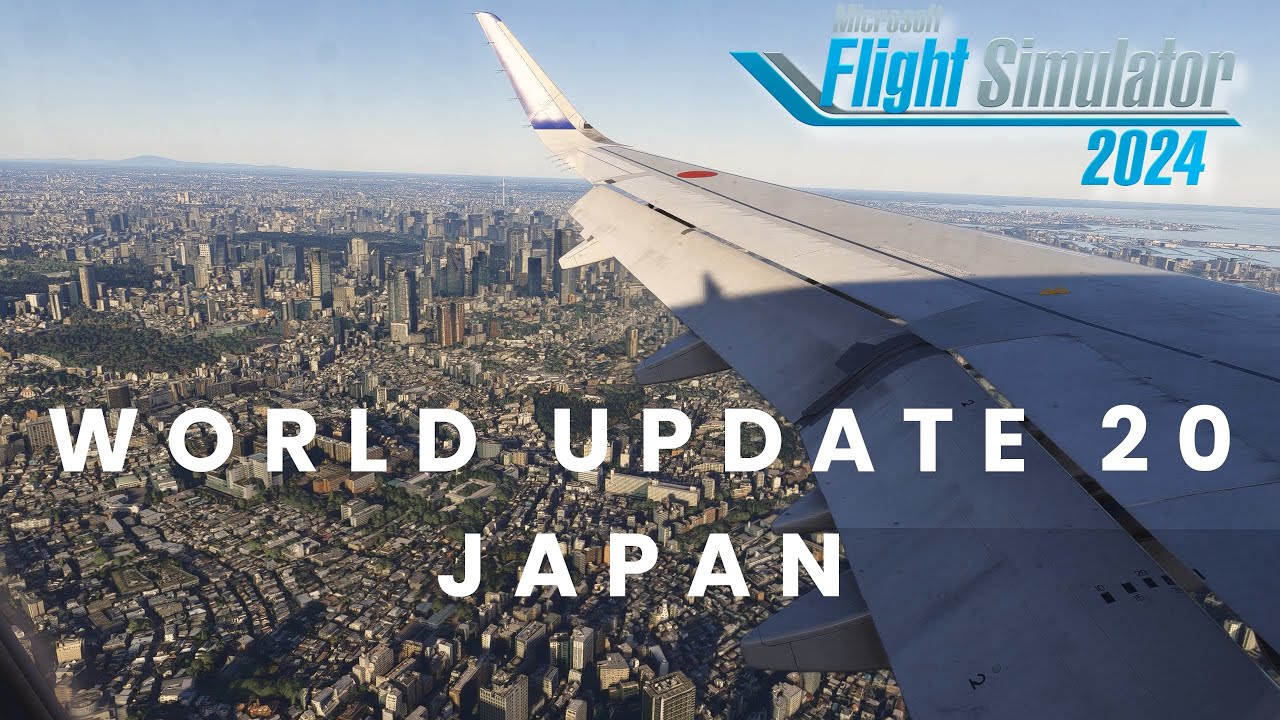MSFS 2024 World Update 20 Japan | Landing at Tokyo Haneda 16R | Microsoft Flight Simulator 2024