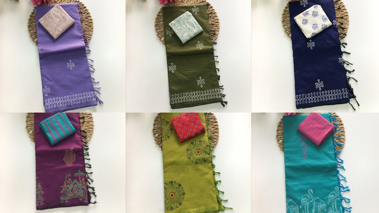 South Cotton Mix Sarees | WhatsApp - 8344378186 #southcotton #southcottonmix #southcottonsarees