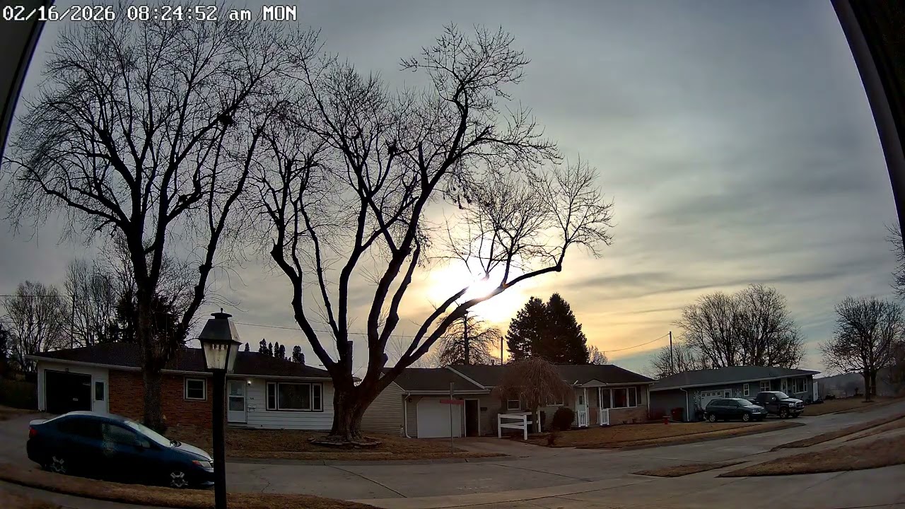 Time Lapse Sunrise February 16, 2026
