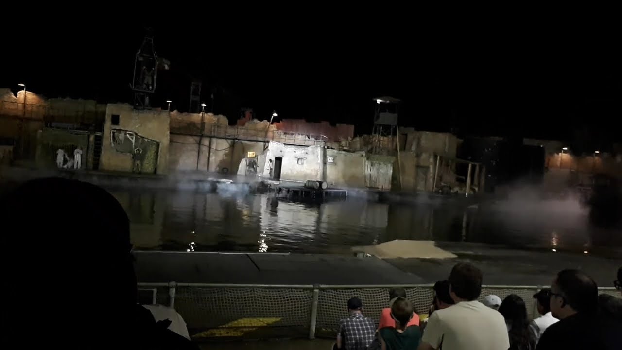 U.S. Army Stunt Show (night version) - Movieland Park 2025 🌌 Movy Nights