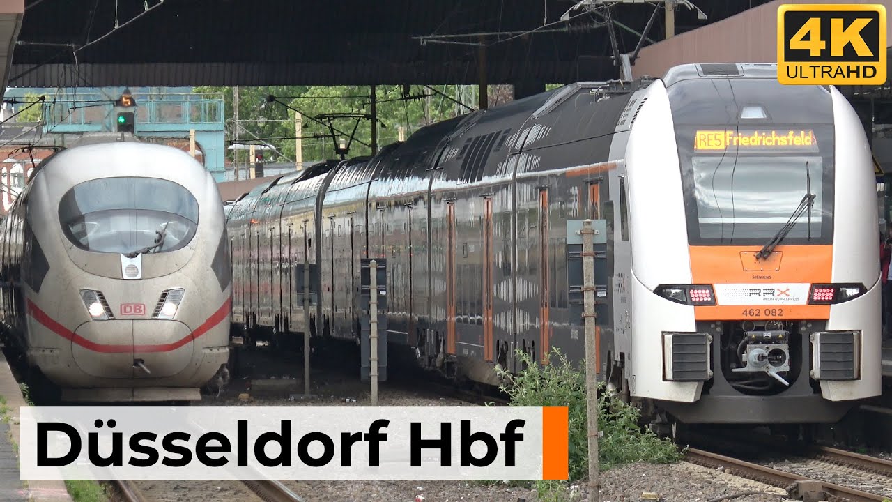 Düsseldorf Hbf 06.06.2025 - ICEs, Intercity, S-Bahn & Regionalzüge im Pendelverkehr