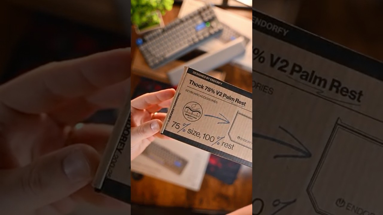 IDEALNY dodatek do Twojej Klawiatury👌Podp&oacute;rka pod nadgarstki | Endorfy Thock v2 Palm Rest #radyjko