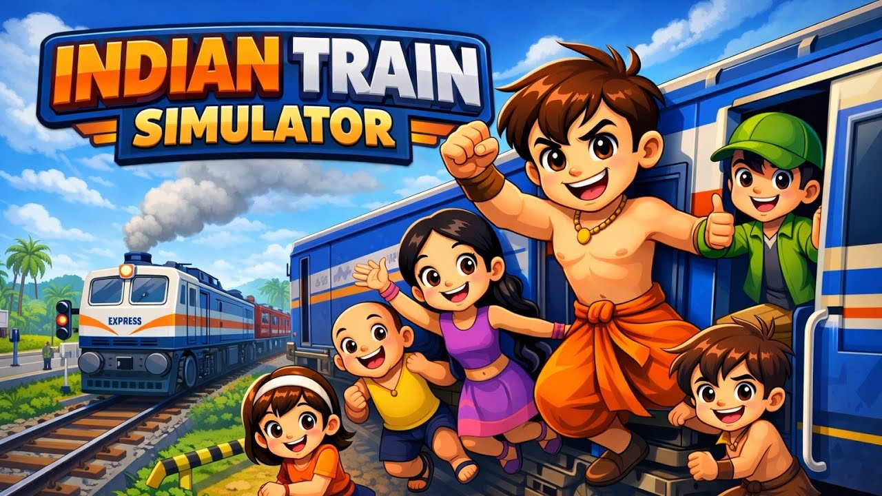India Railway Simulator 🚆 | Real Indian Trains, Real Journey, Full Gaming Masti!