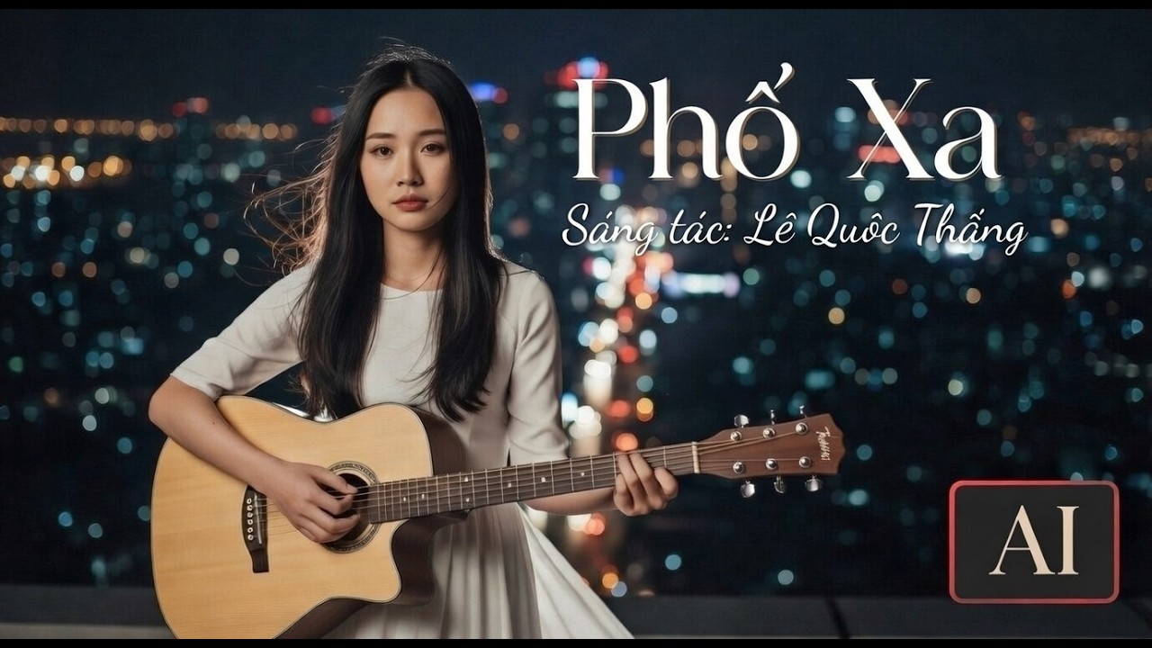 PHỐ XA - ST: LÊ QUỐC THẮNG | MUSIC Ai by Mèo Ú Guitar