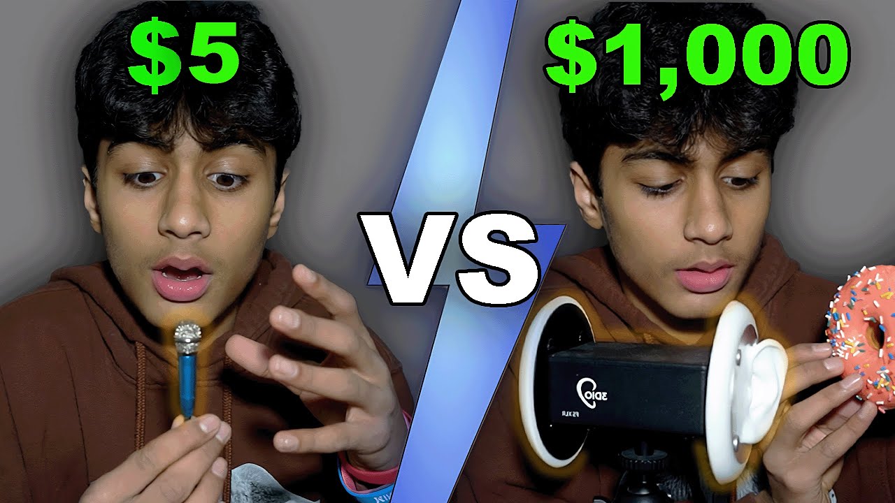 $5 Microphone vs $1,000 Microphone (ASMR)