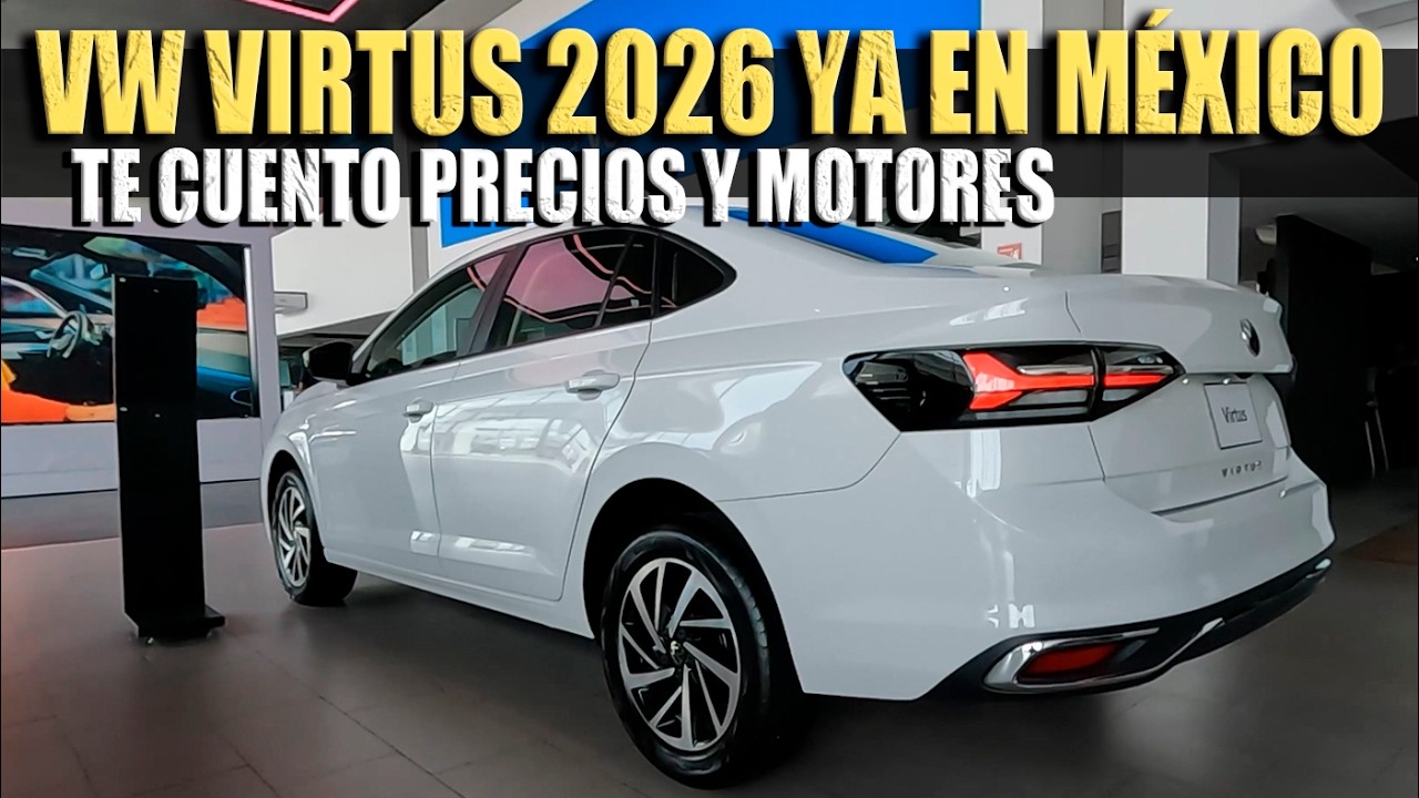 VW VIRTUS 2026 YA EN MÉXICO 🔴 TE LO CUENTO