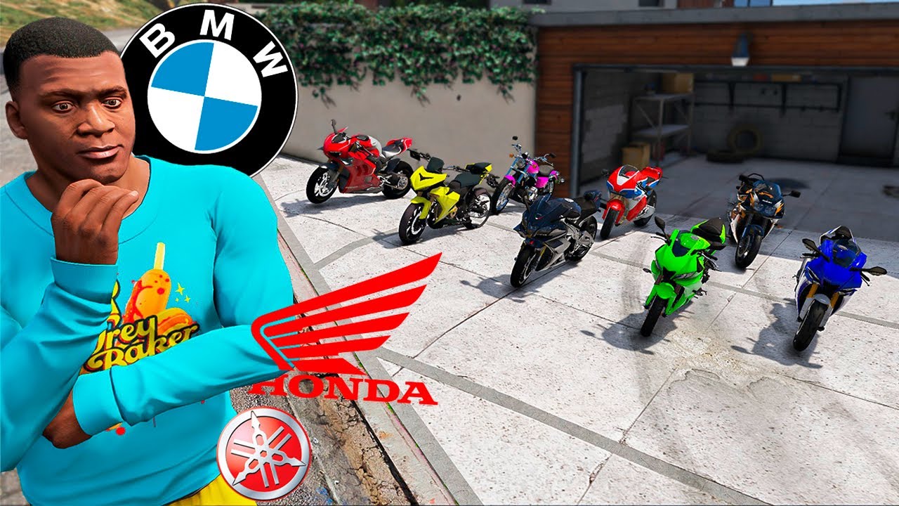 COLECIONANDO MOTOS TRILIONÁRIAS DO FRANKLIN NO GTA 5