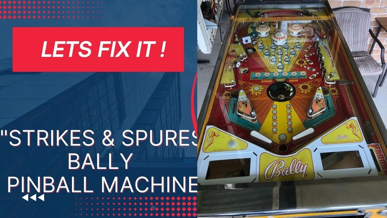 Lets Repair a Pinball Machine from the 60's !